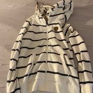 Wanakome stripped hoodie